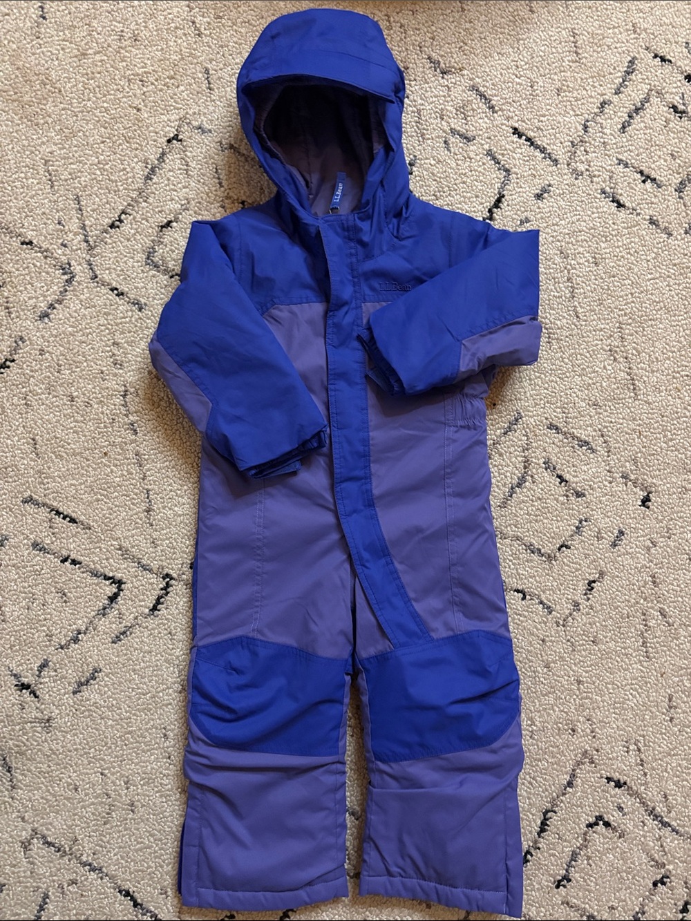 L.L. Bean Toddler Purple Puffer snowsuit (3T)